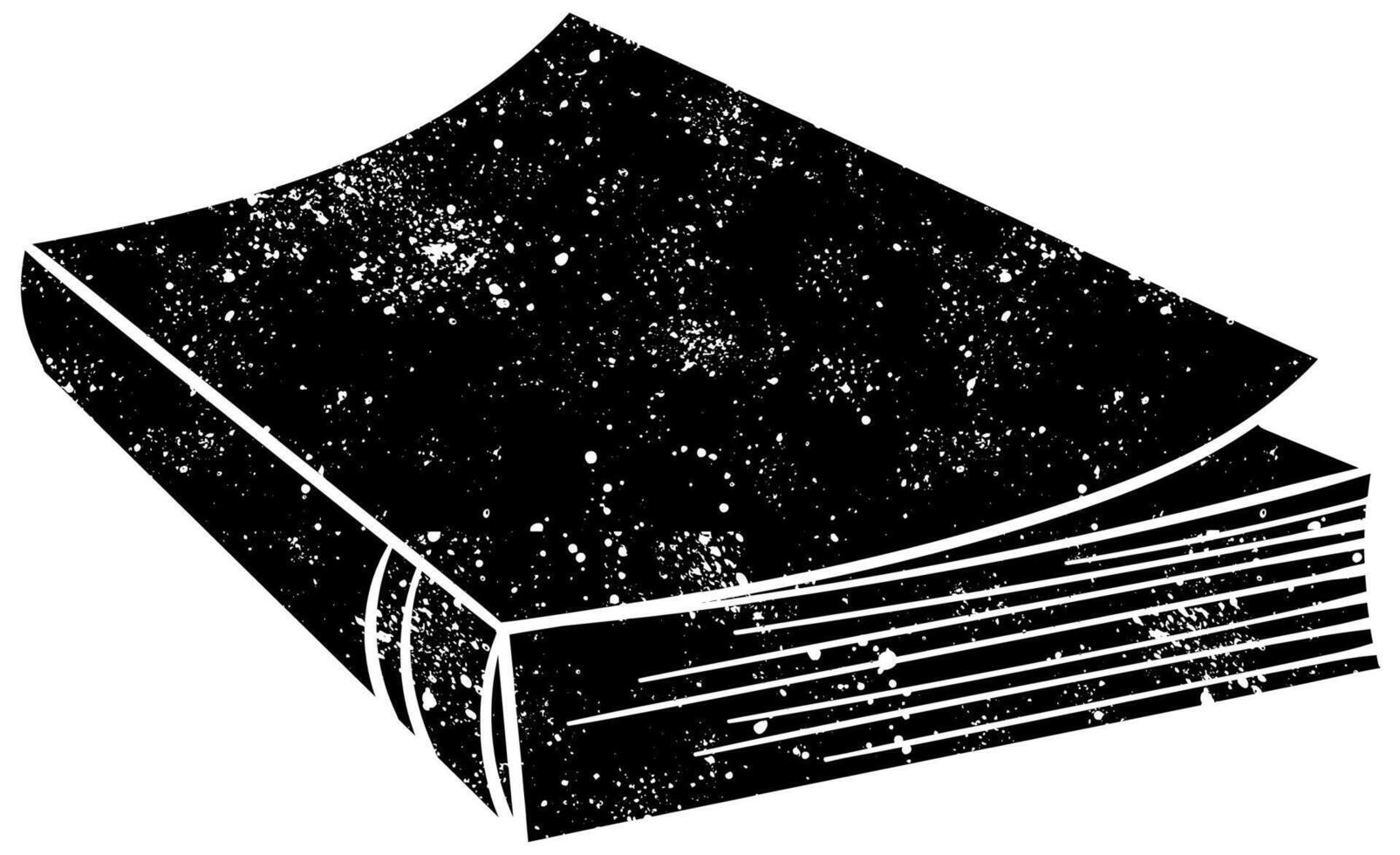 Open book revealing cosmos and galaxies with starry design vector