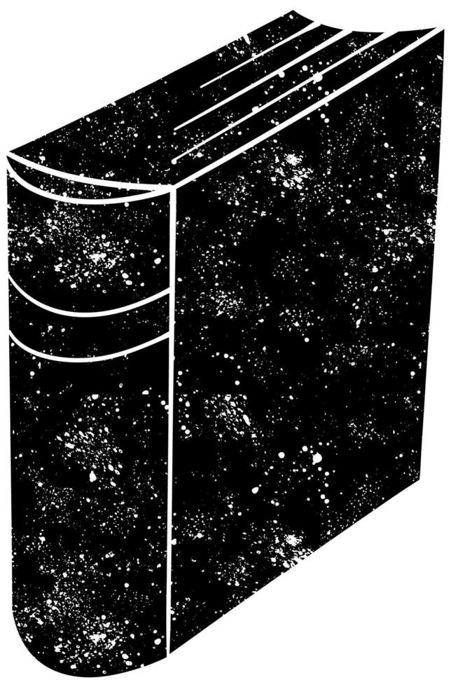 Creative artwork of an abstract book design with cosmic elements vector