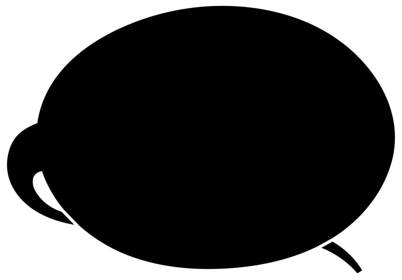 Intricate design of a speech bubble vector