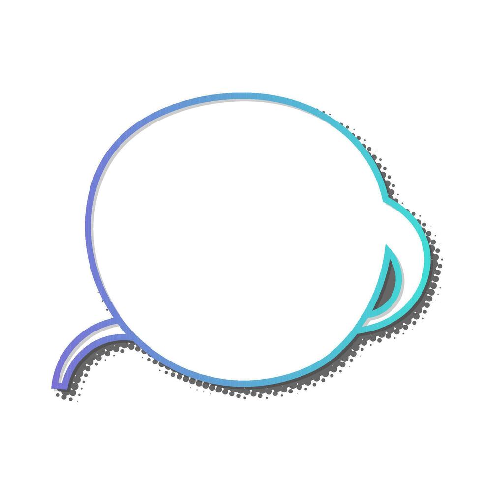speech bubble design showcasing a simple speech bubble vector