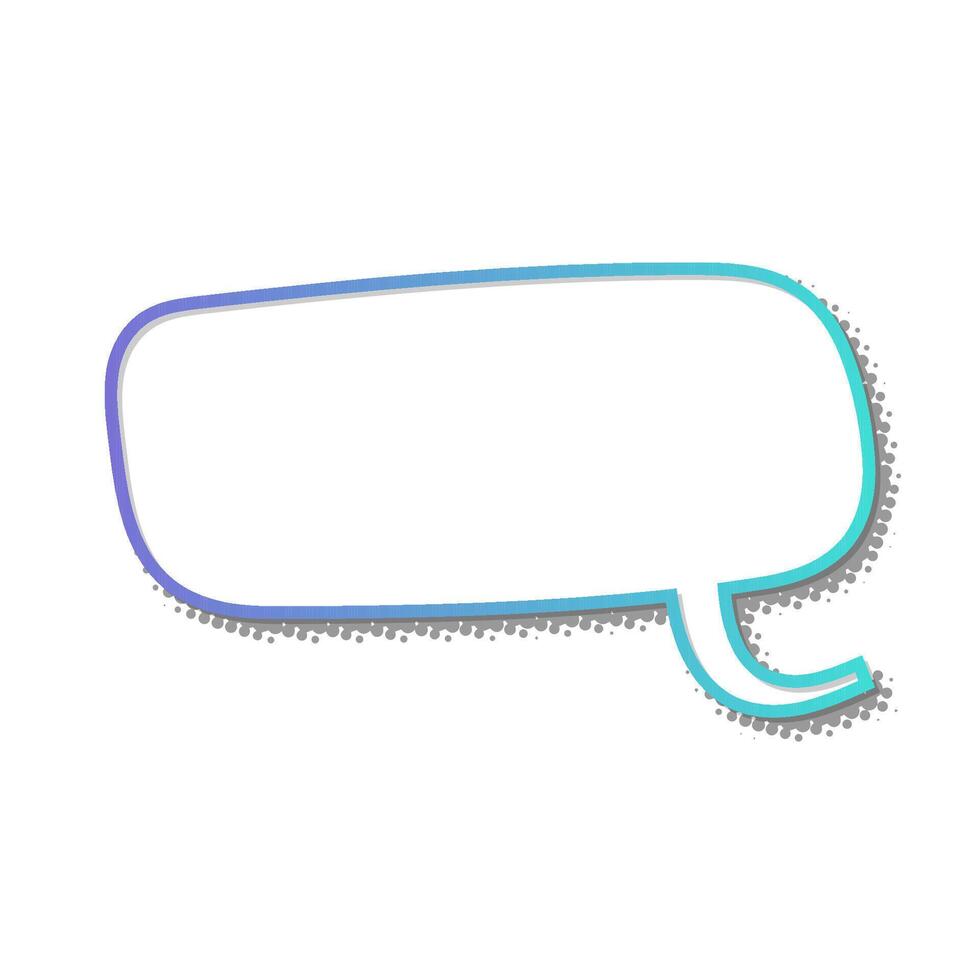 Creative speech bubble design suitable for various projects vector