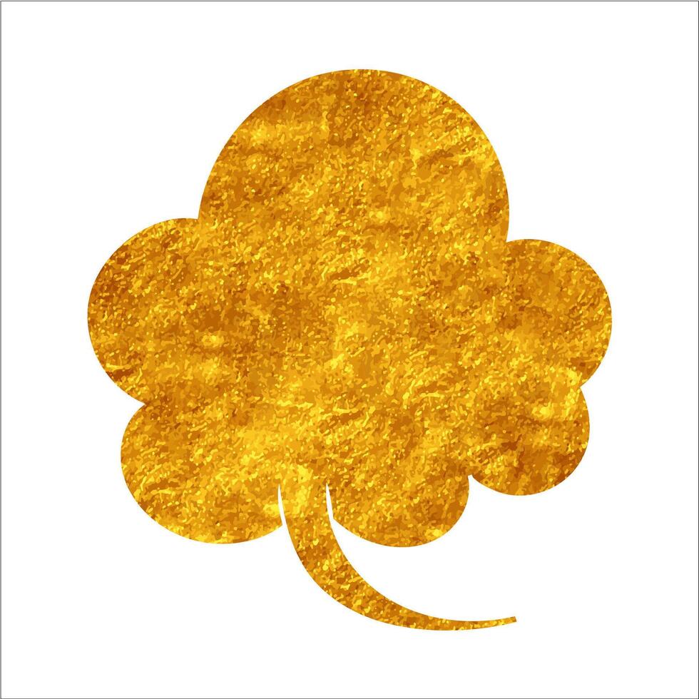 Bright golden speech bubble on white background displayed creatively vector
