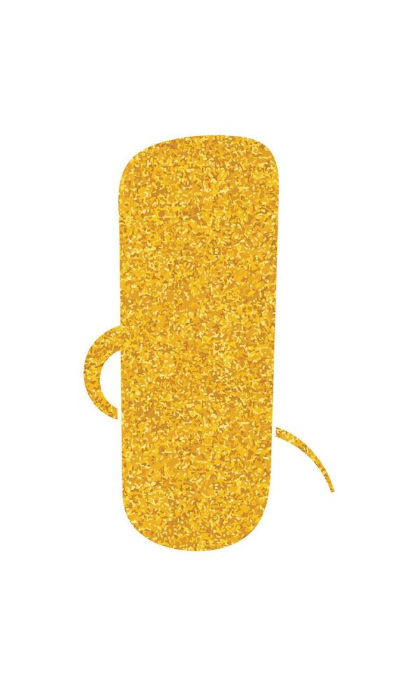 Sparkling gold speech bubble under bright light in an artistic design vector