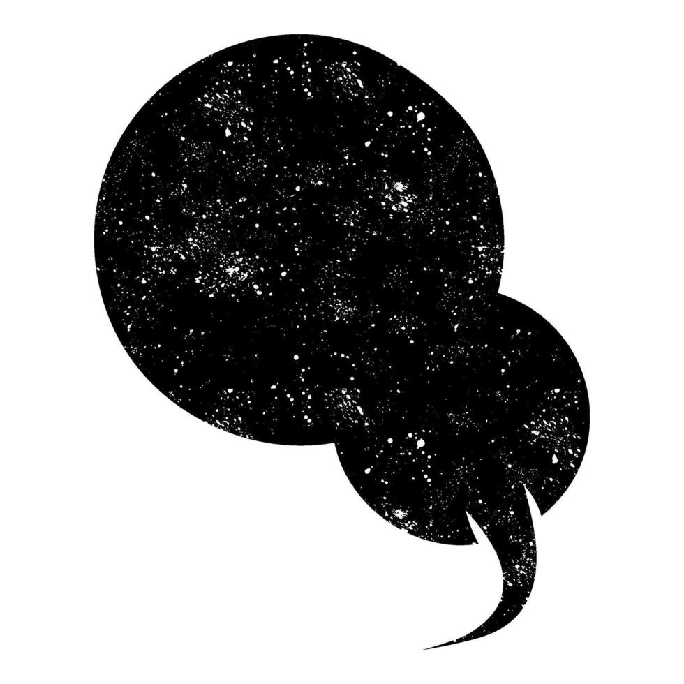 Creative space-themed comic speech bubble design for art vector