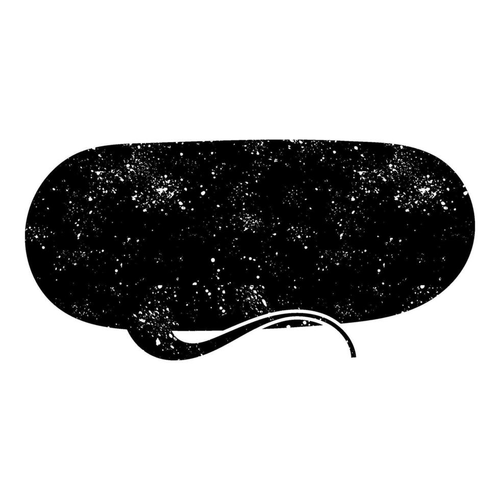 speech bubble design featuring stars and galaxy in dark colors vector