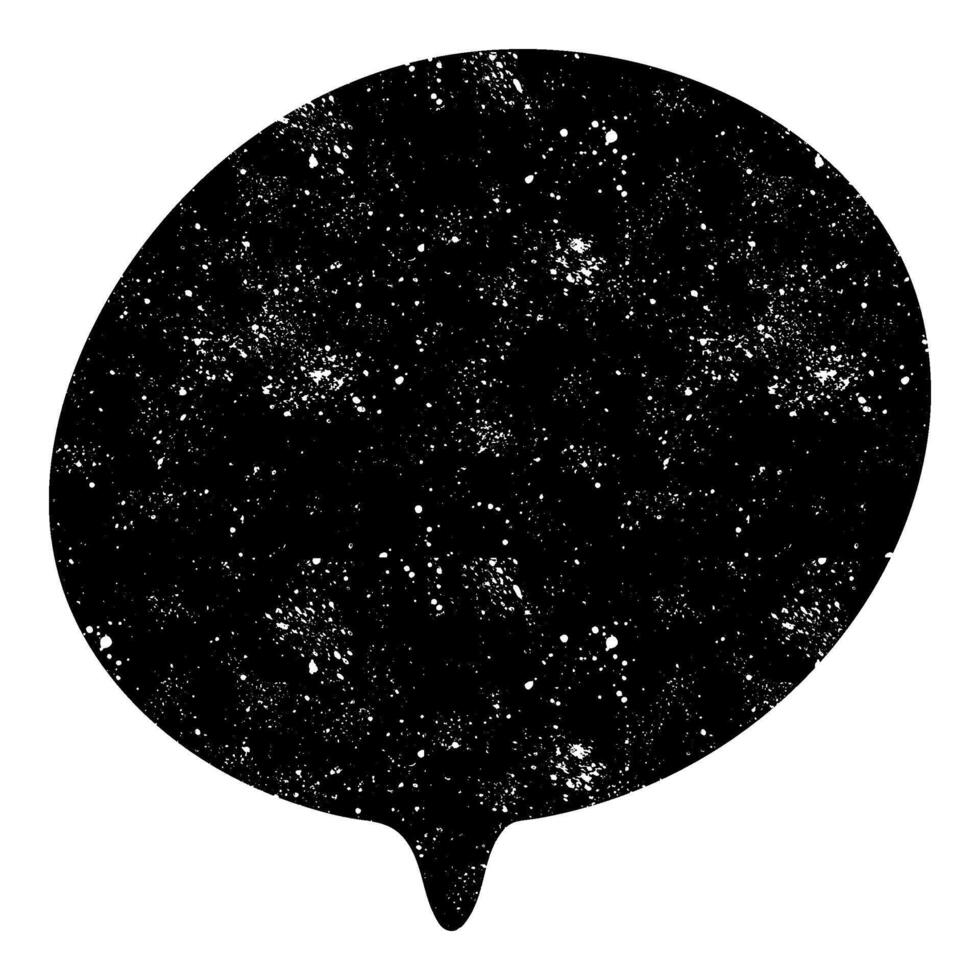 speech bubble shapes fill the dark expanse of the universe vector