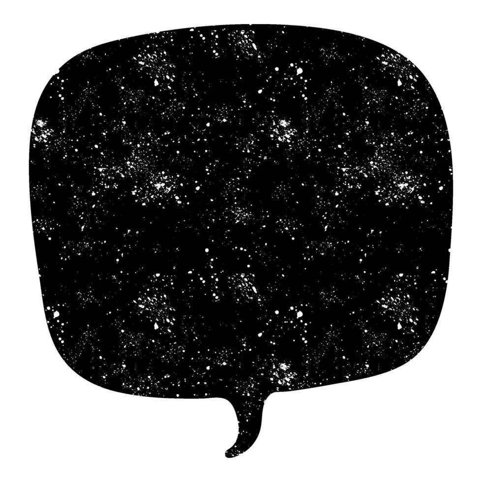 speech bubble design featuring black speech bubble vector