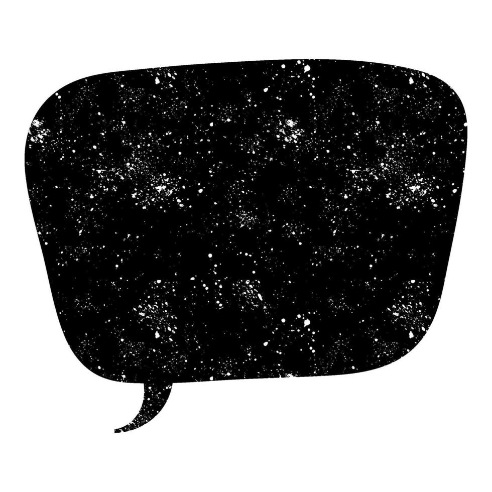 Creative speech bubble design featuring cosmic elements vector
