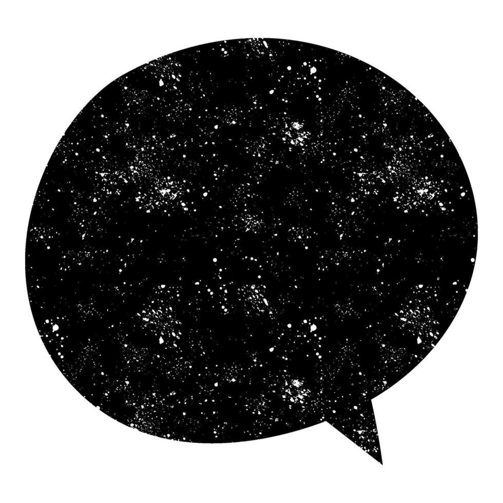 Exploring the cosmos within a speech bubble illustration vector