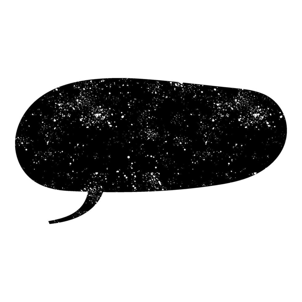 Creative galaxy-themed speech bubble design with stars vector