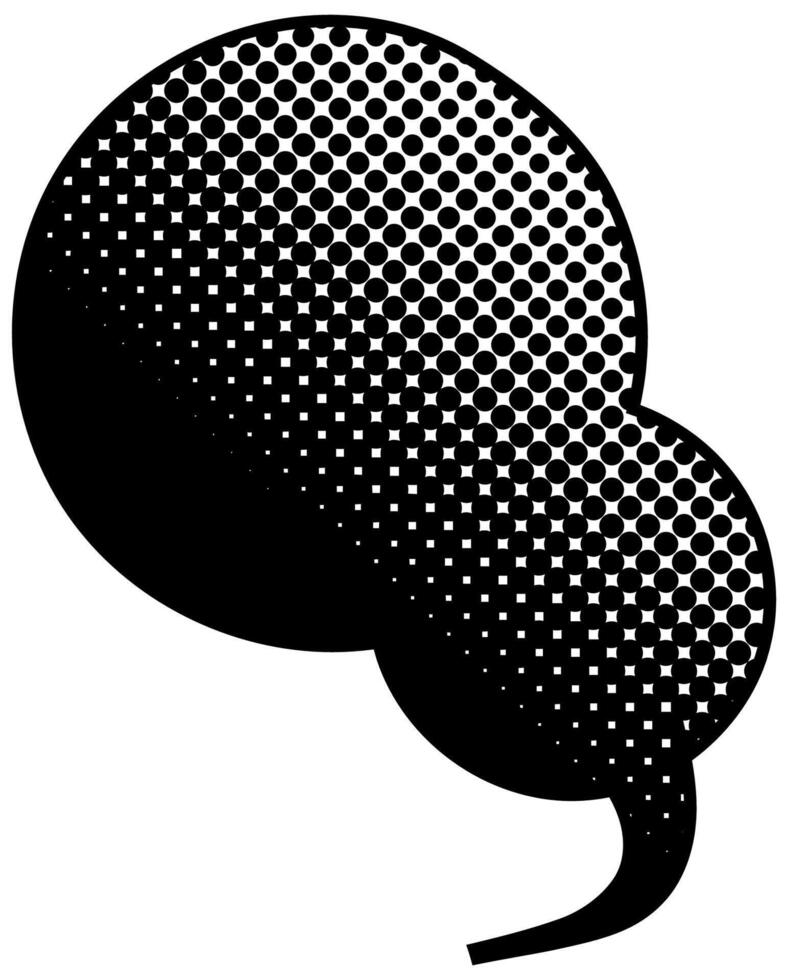 Creative gradient design featuring speech bubble shapes and dots vector