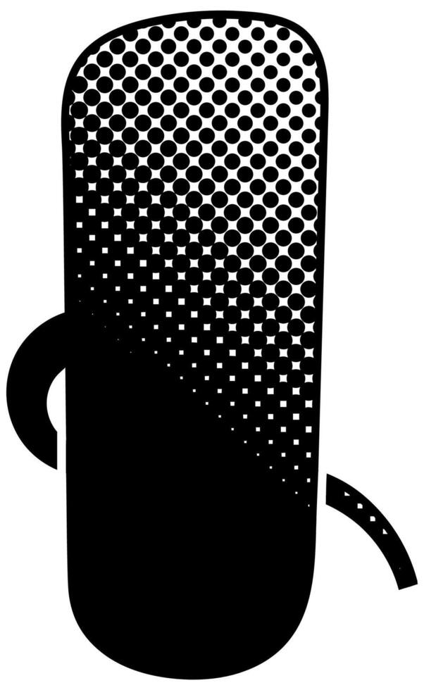 Creative speech bubble design featuring unique dot pattern vector
