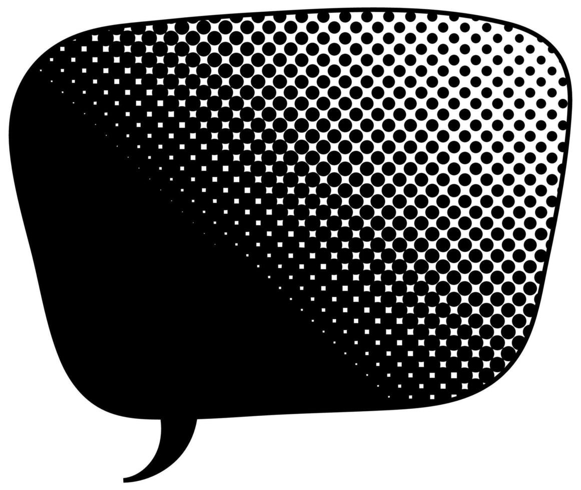 Creative graphic design featuring a speech bubble shape vector