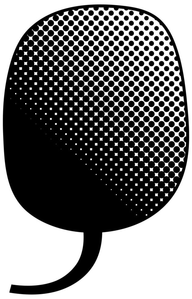 Creative graphic of a speech bubble with a modern design vector