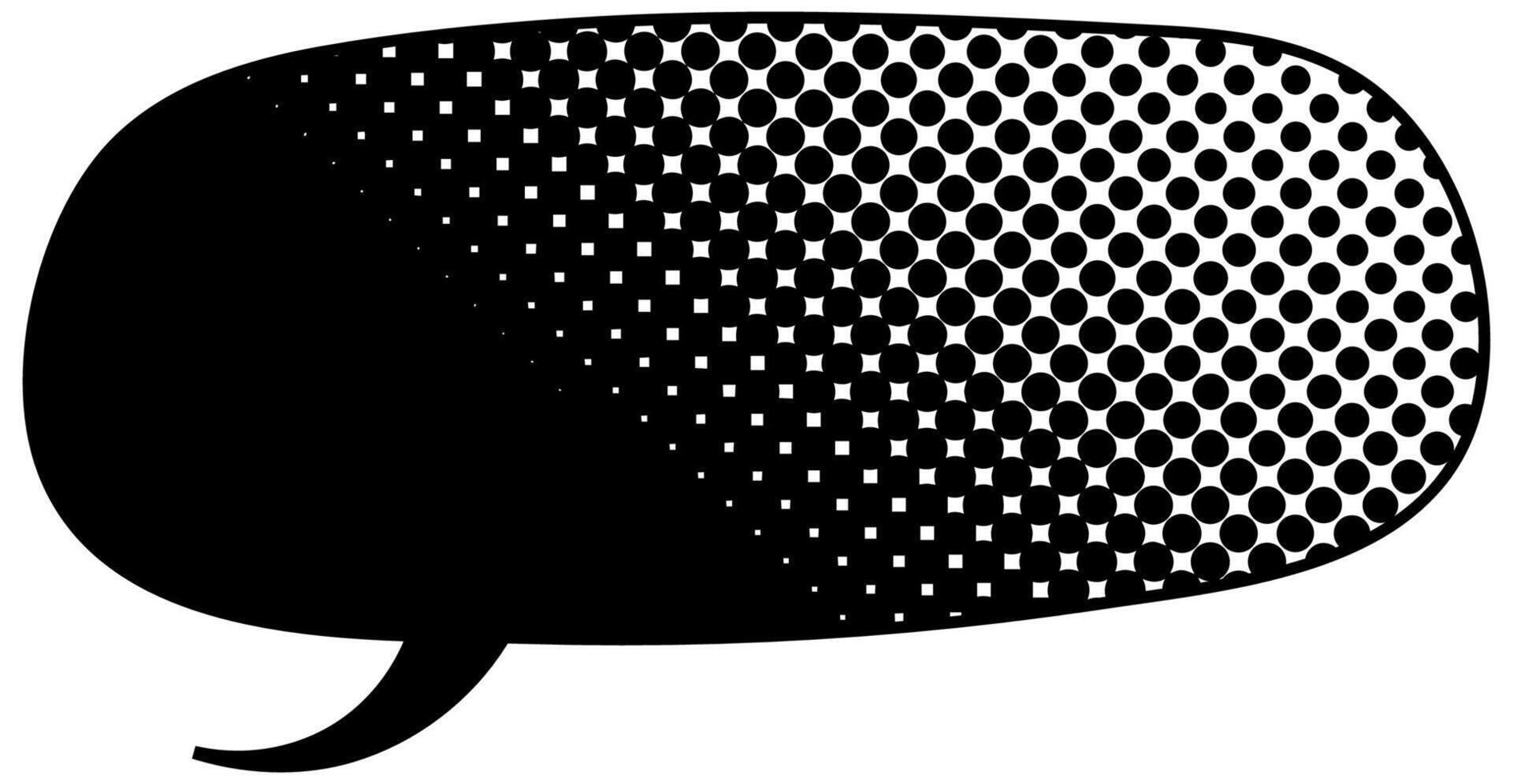 Graphic design with a modern speech bubble in distinctive style vector