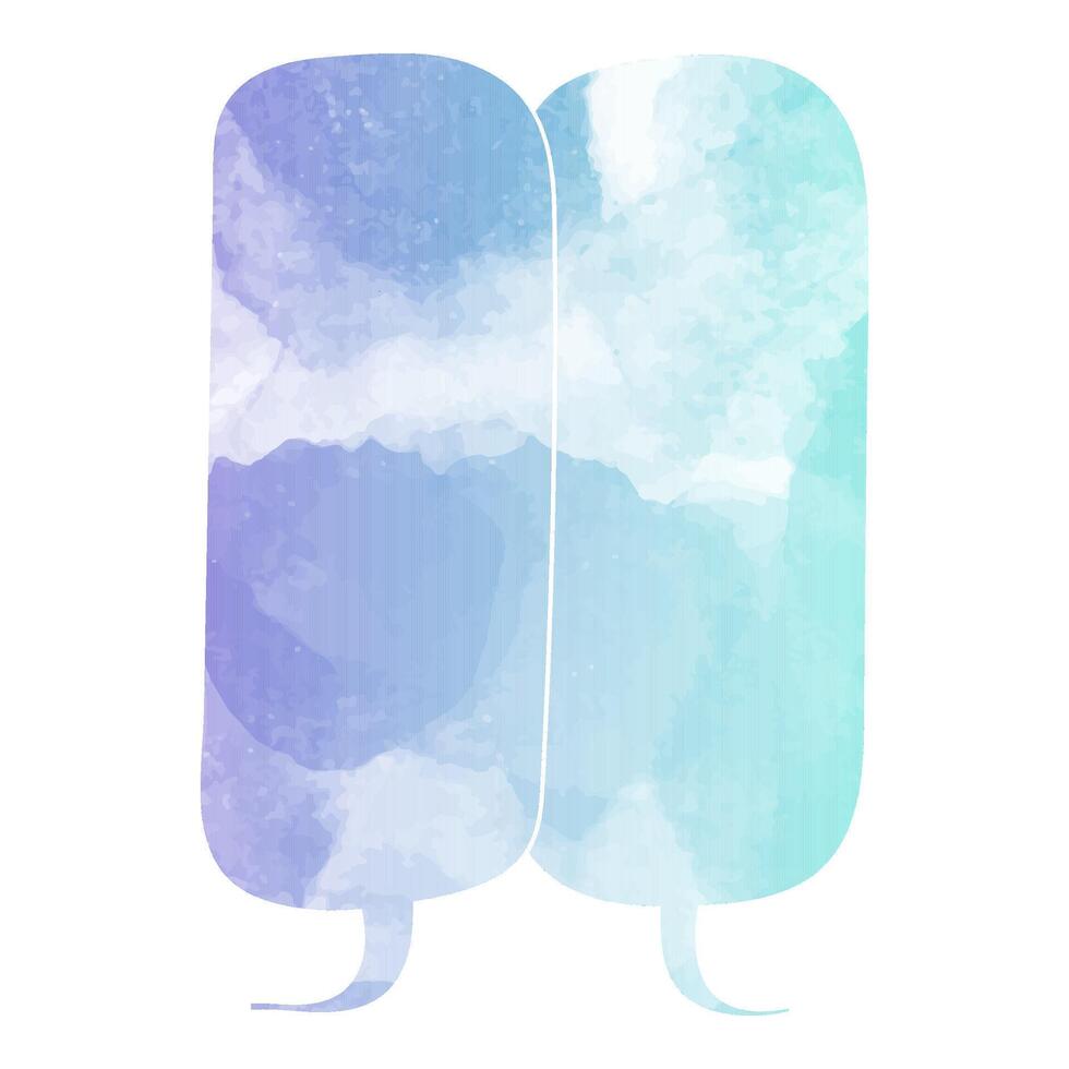 Vibrant speech bubbles representing communication and conversation vector