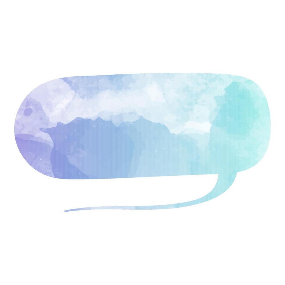 Colorful speech bubble graphic design featuring blurred shapes vector