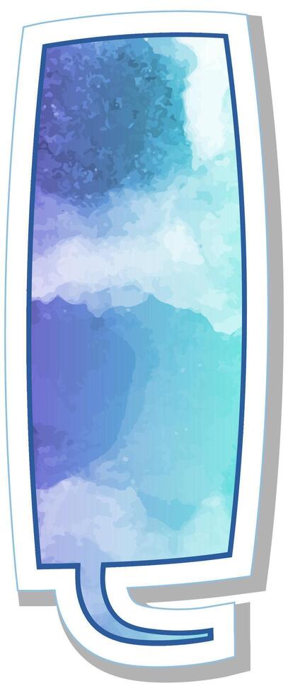 Creative design of a colorful speech bubble with abstract art vector