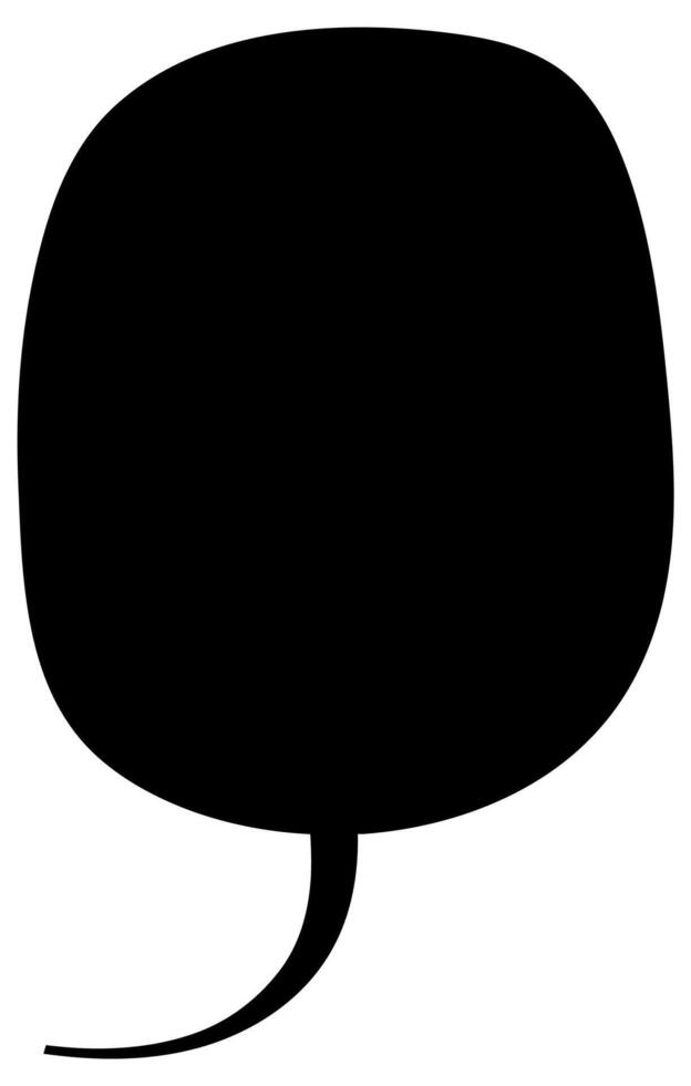vertical speech bubble outline with messy background design effects vector