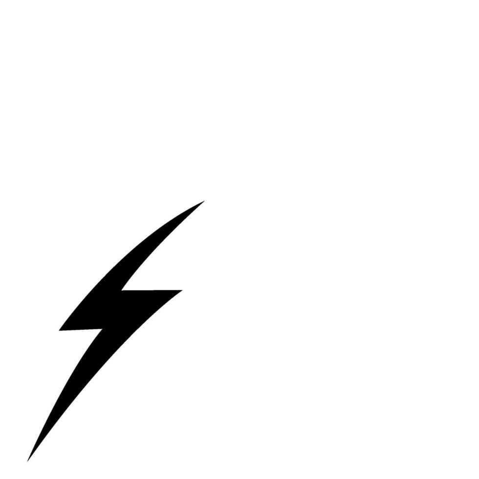 Hand drawn thunderbolt illustration for design or decoration vector