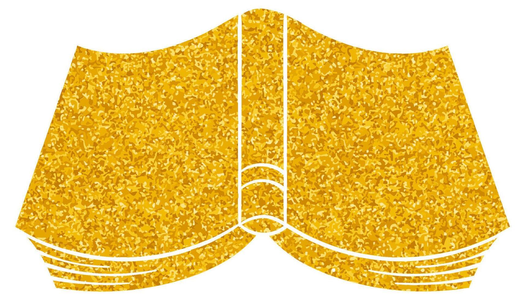 golden colored book vector