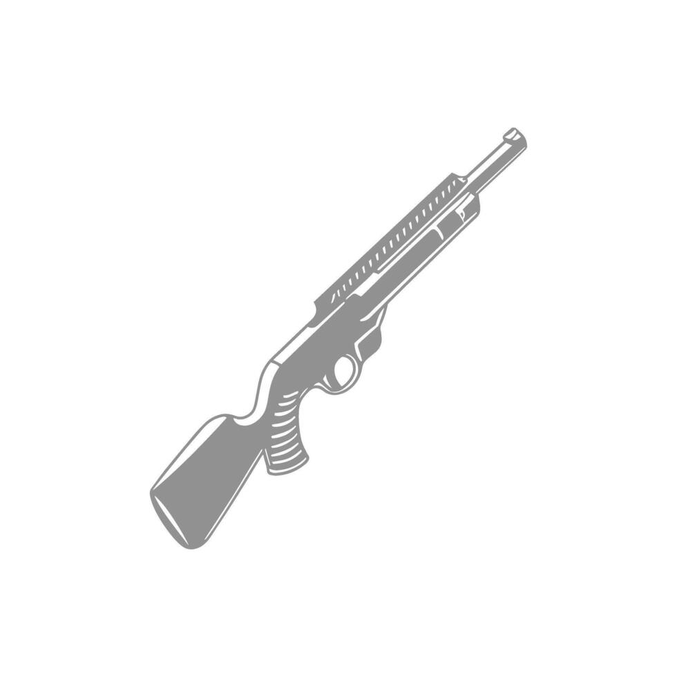 Illustration of a Modern shotgun Rifle vector
