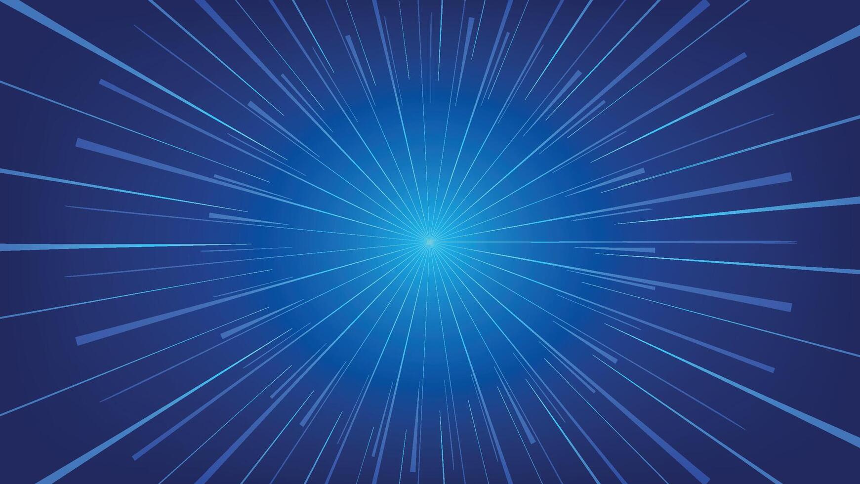 futuristic blue speed lines background vector