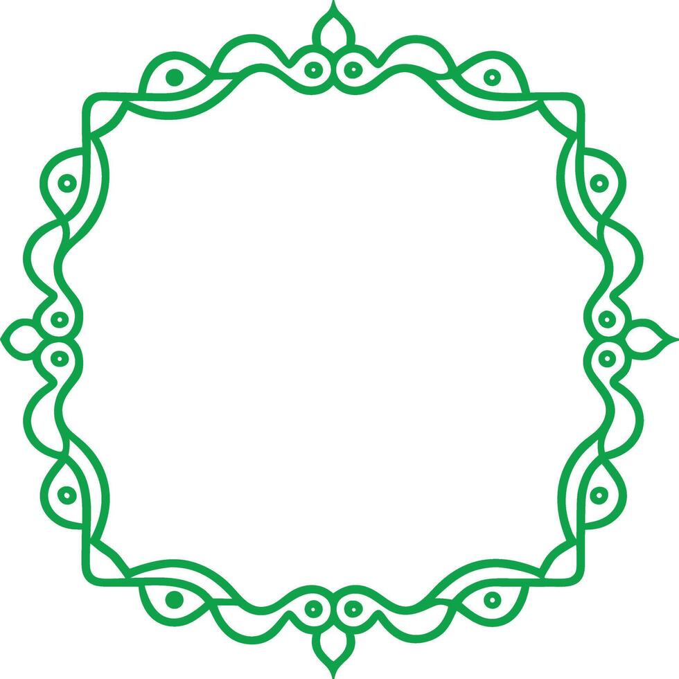blue border frame vector