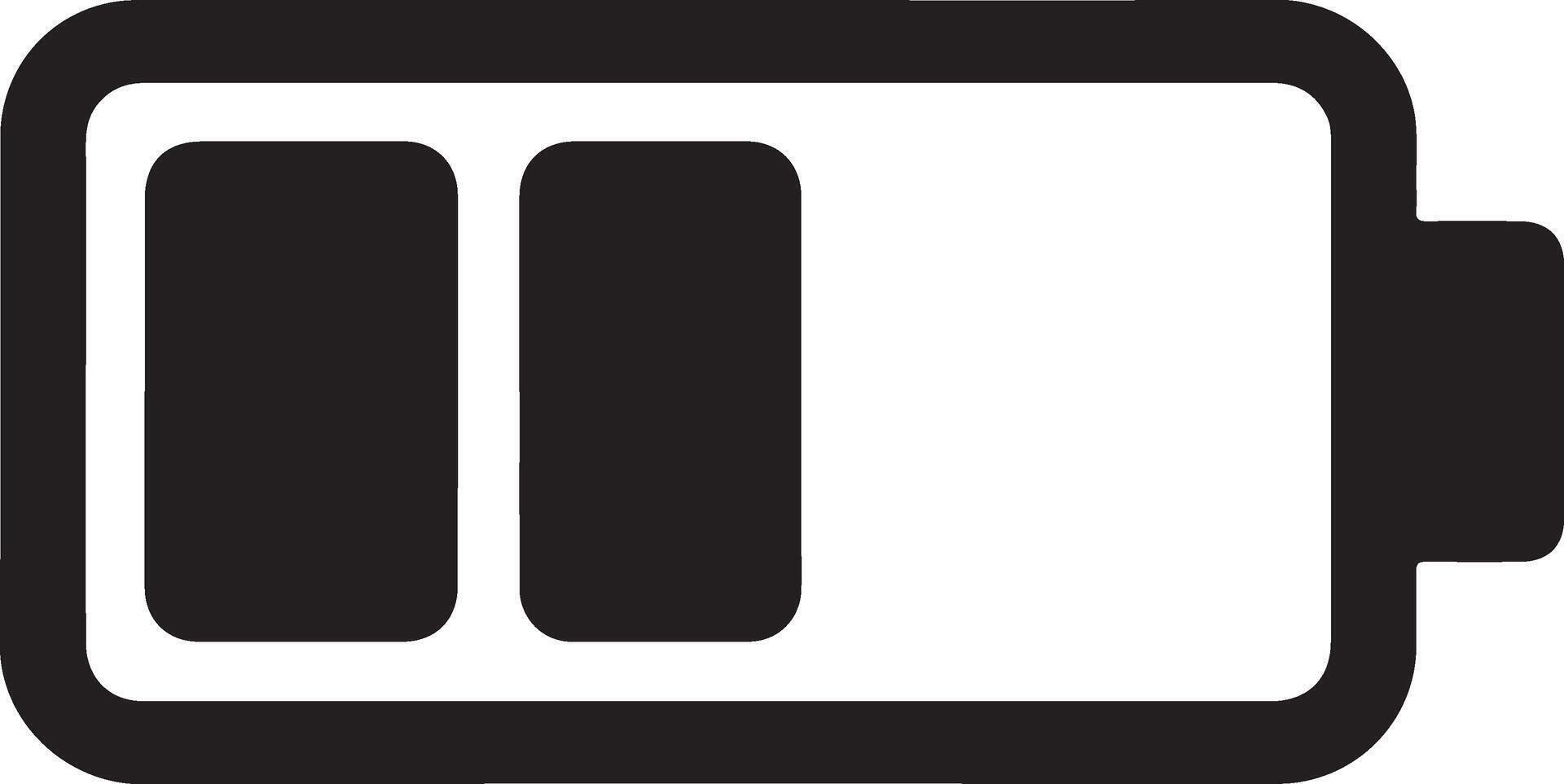 Electric Power Battery Icons Clean Design vector