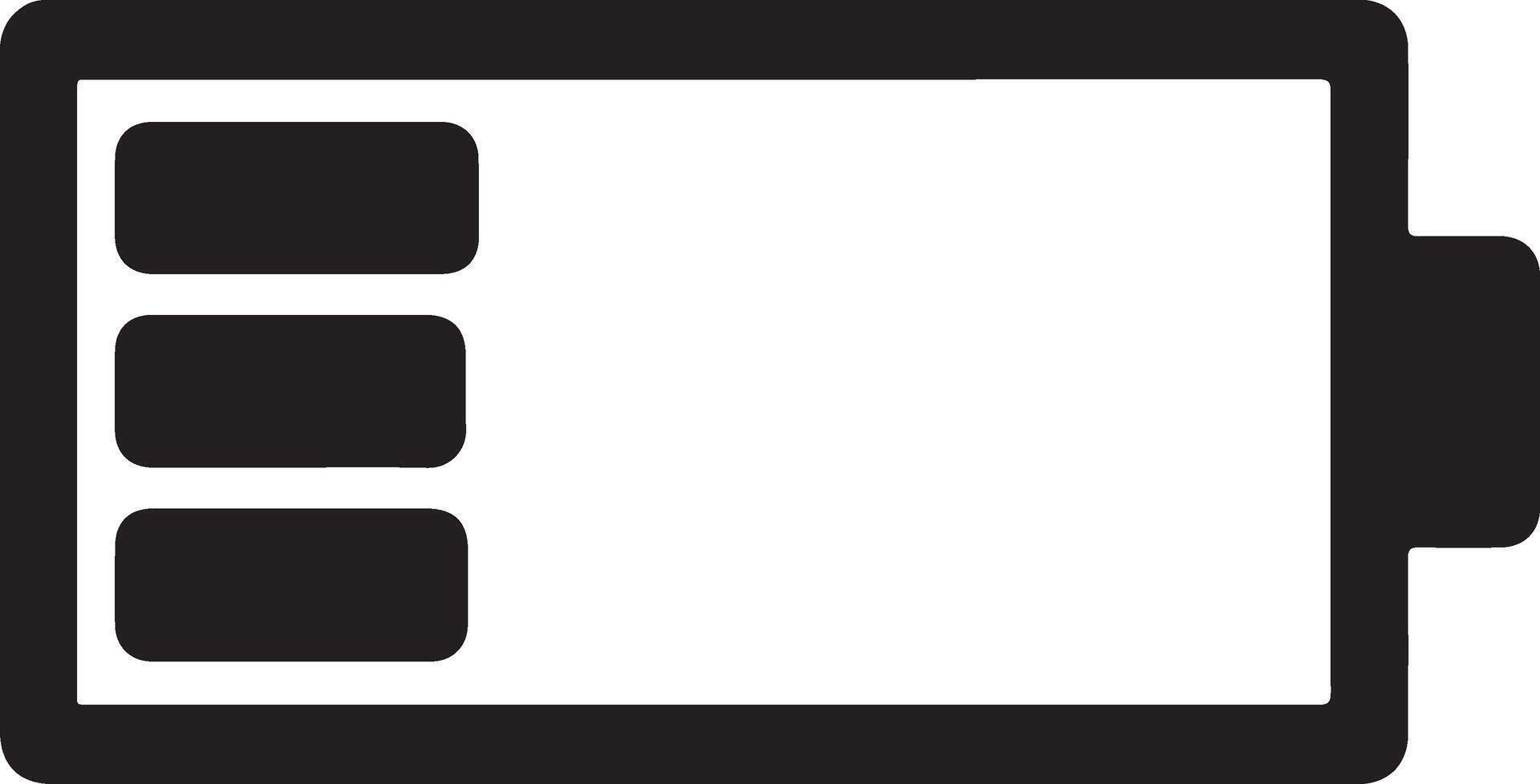 Battery Icons Electricity and Power Symbols for UI vector