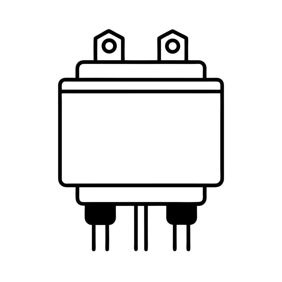 IGBT Insulated Gate Bipolar Transistor Drawing vector
