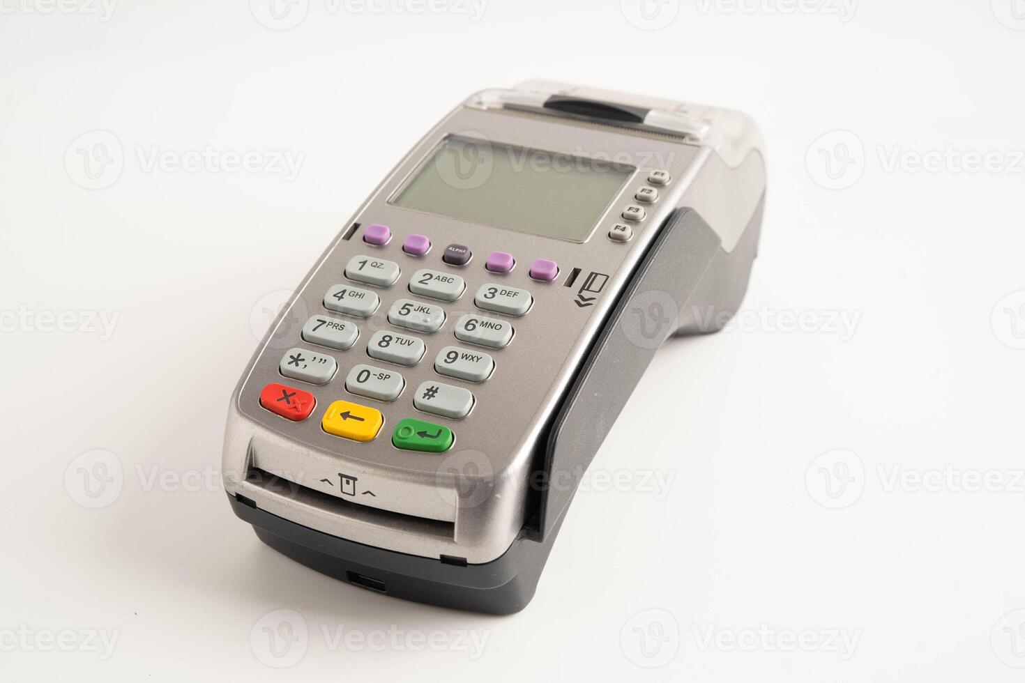 Payment POS terminal for finance and shopping business and technol photo