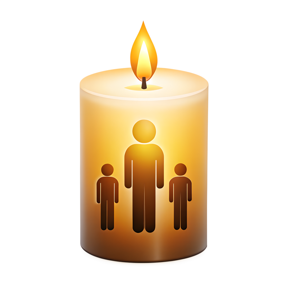 Family candle icon png