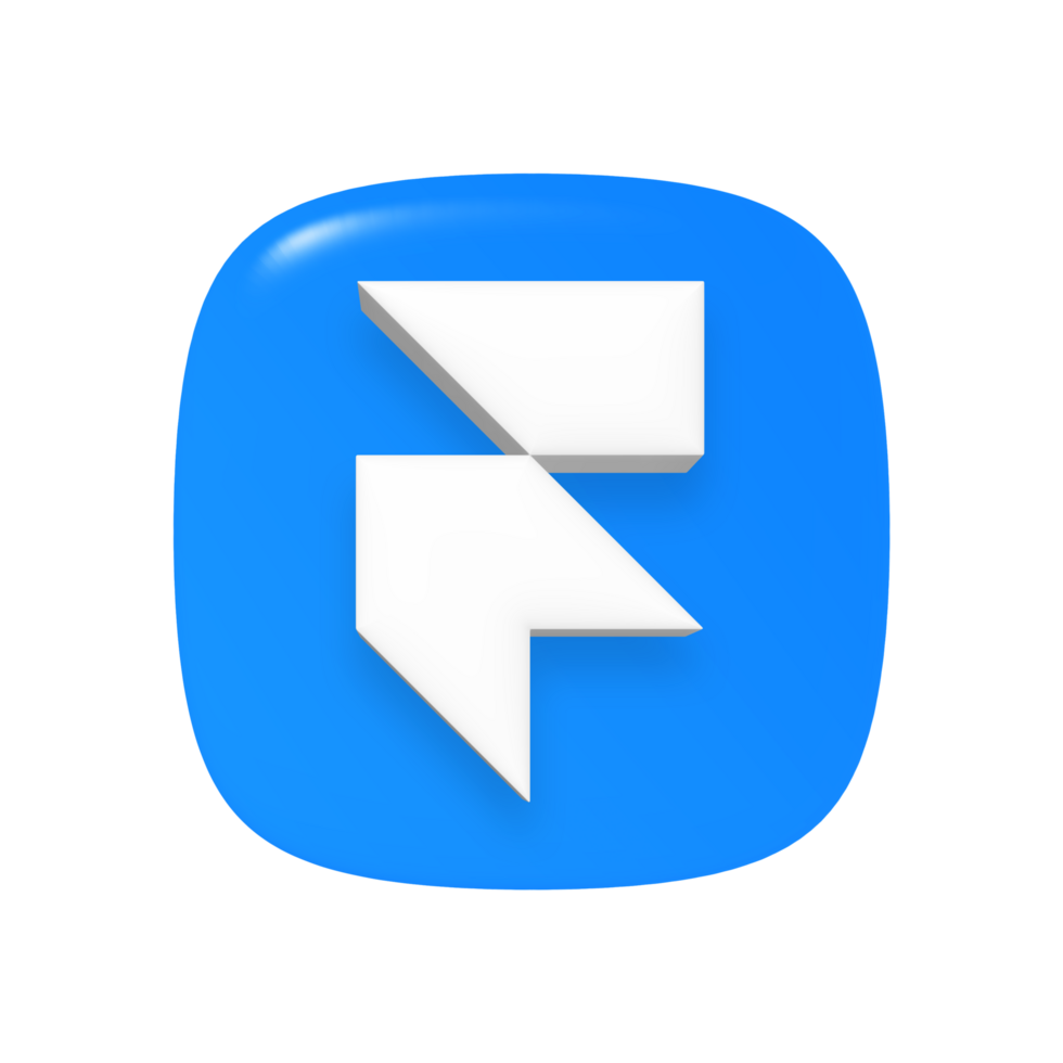 3d Framer Website Builder icon on a transparent background png