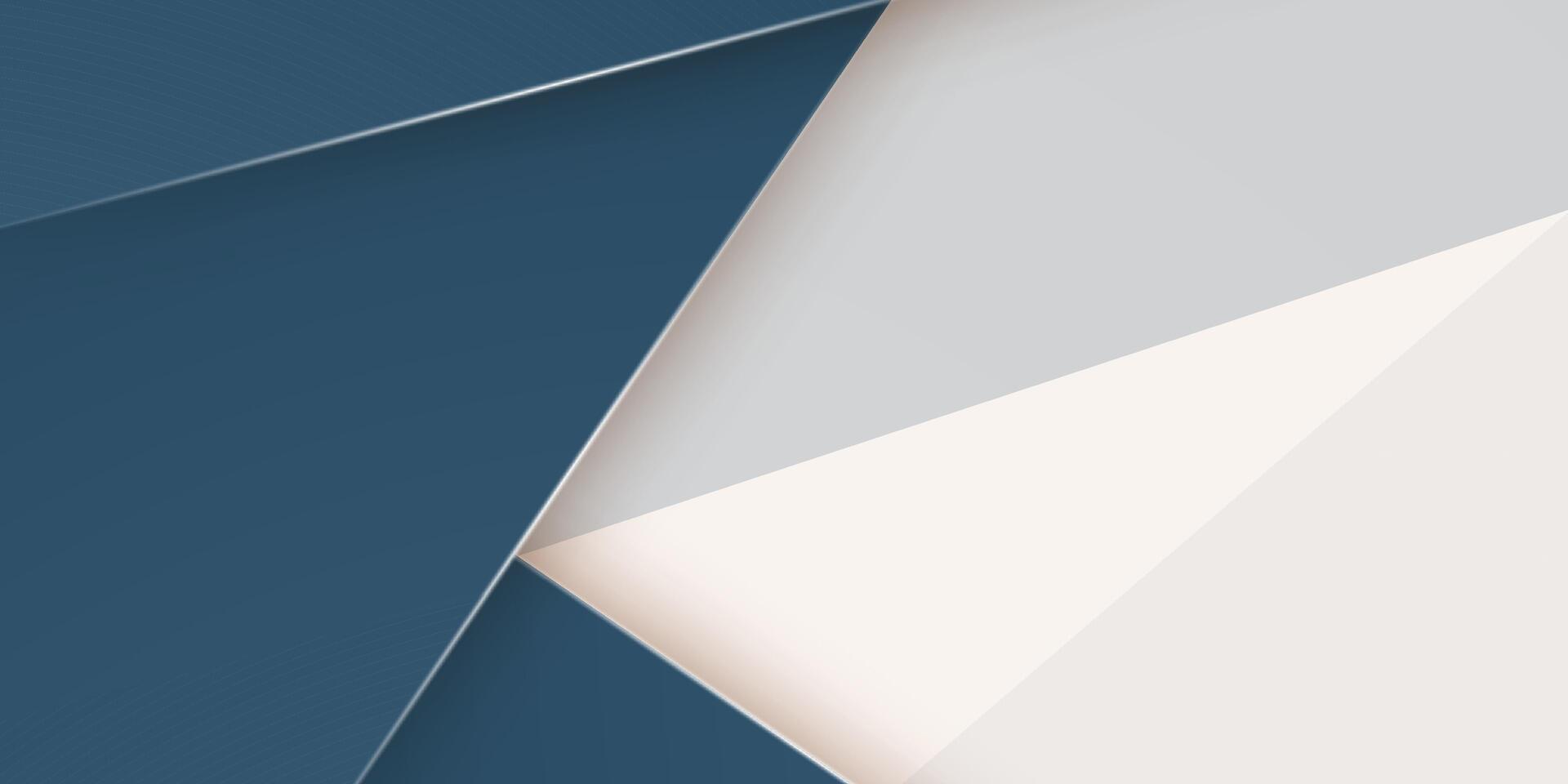 Abstract bright blue overlap square theme papercut background. Trendy shapes pattern with lights design. Cool banner. vector