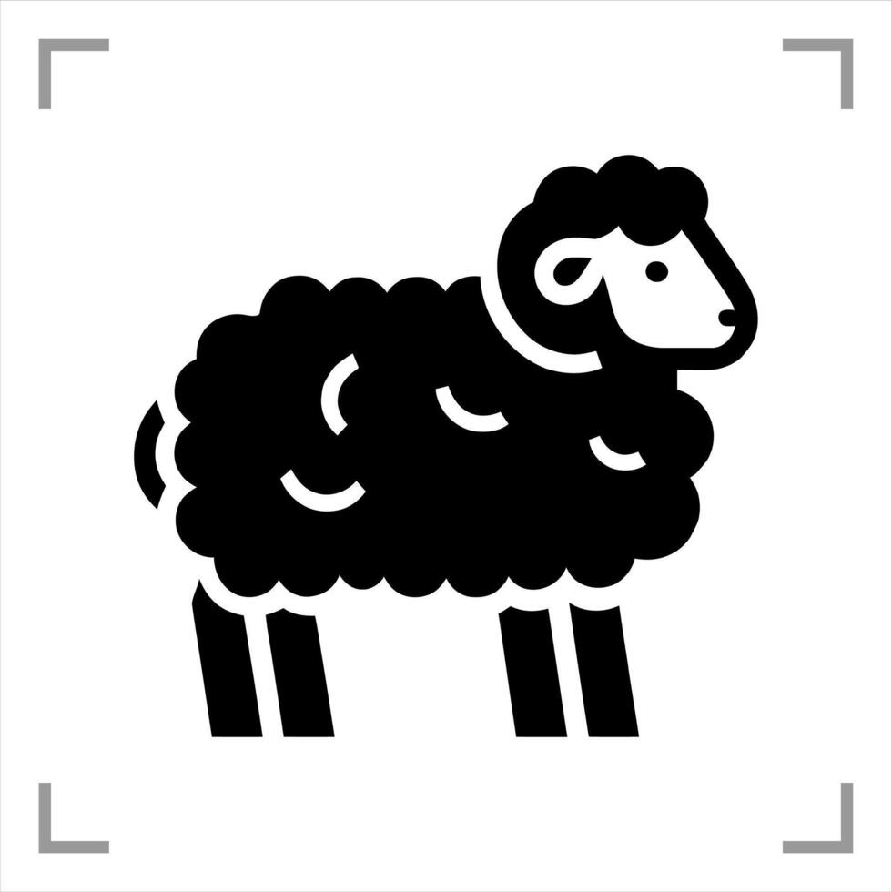 Sheep Symbol Icon Animal Pict... vector