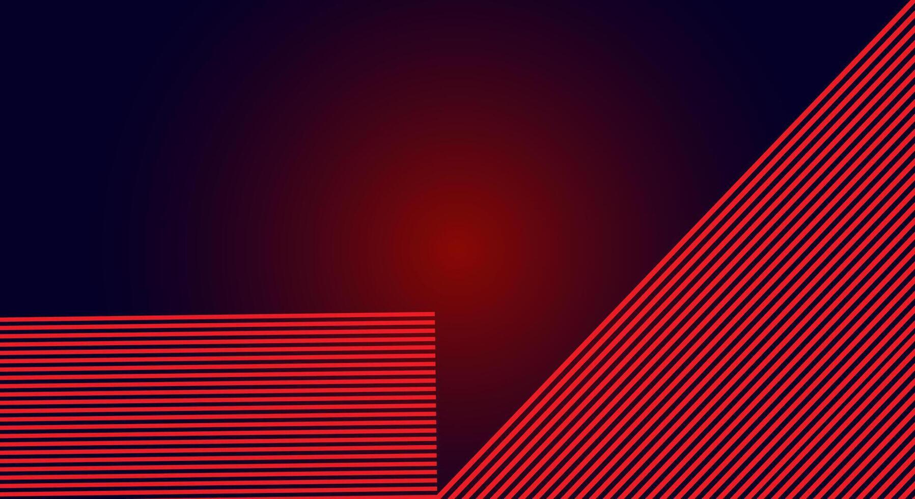 Modern Abstract Red Line Pattern on Dark Gradient Background for Graphic Design vector