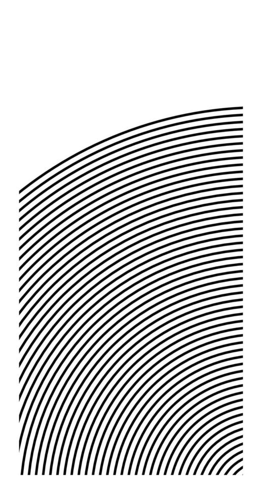Part of Circles lines Streaks strips on vertical Background illustration Vertical design vector