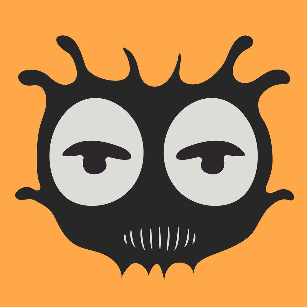 Funny Emotion. Positive Graphic. vector