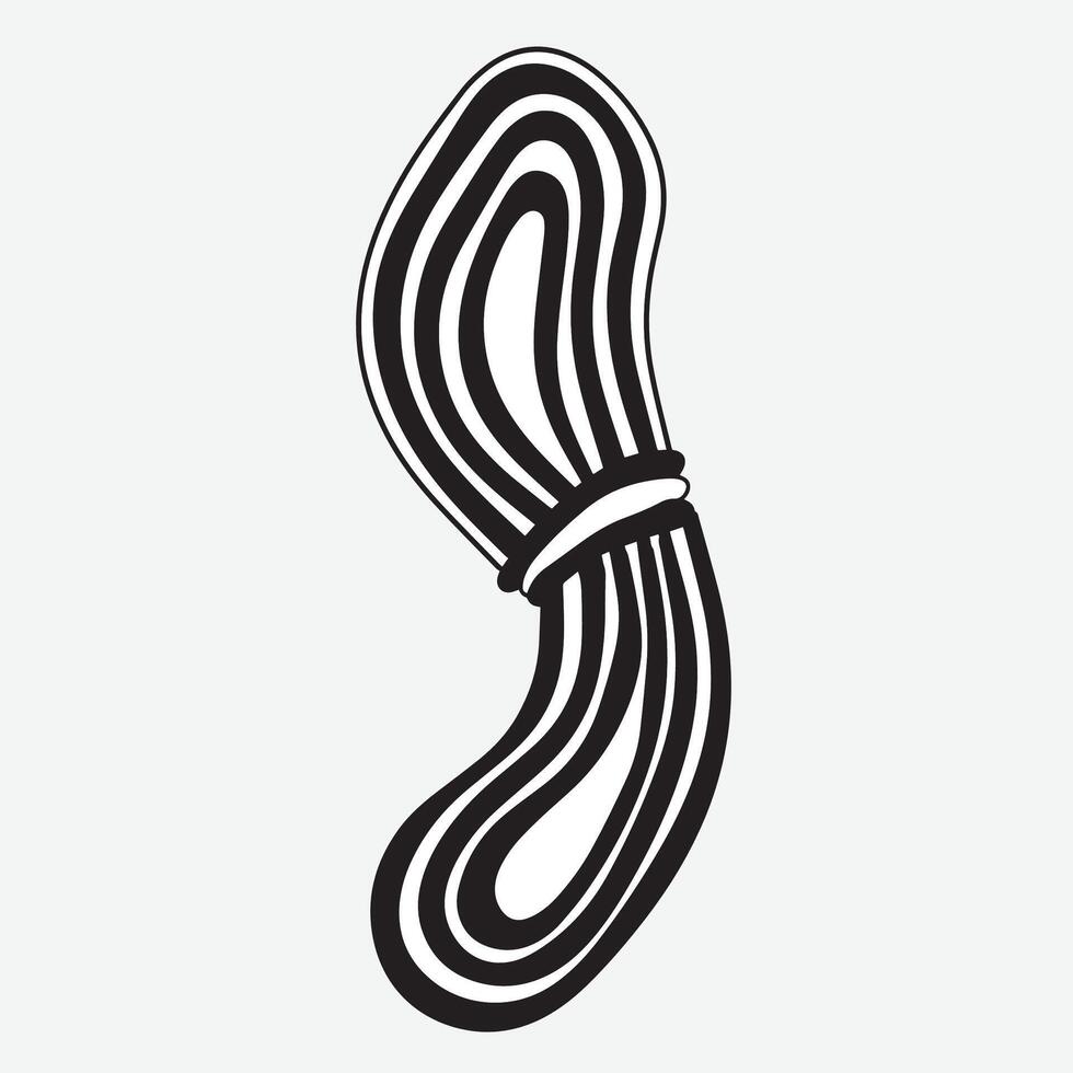 rope isolated illustration vector