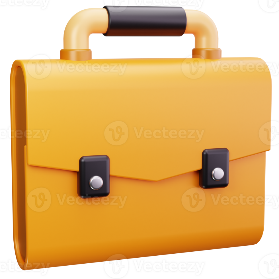 3D Icon Basic Office Briefcase png