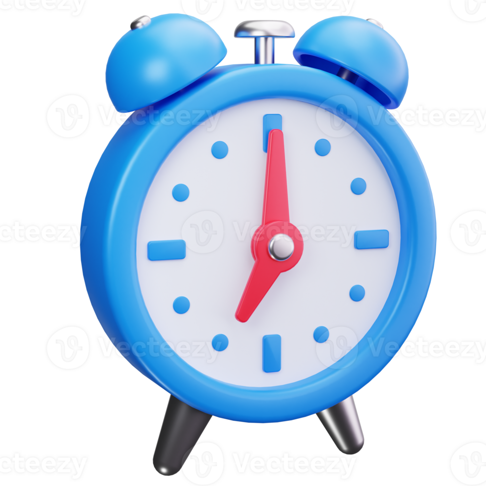 3D Icon Alarm Clock Wake Reminder png