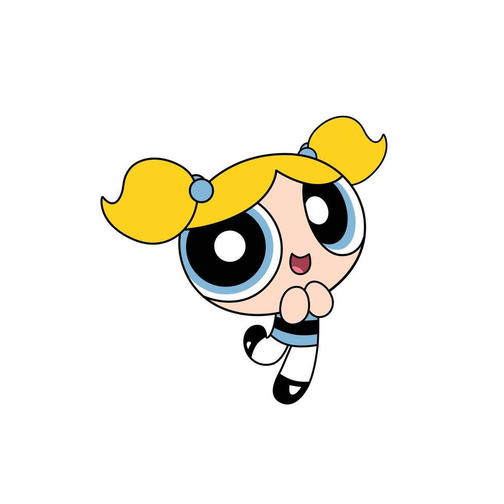 Bubbles Power Puff Girl vector