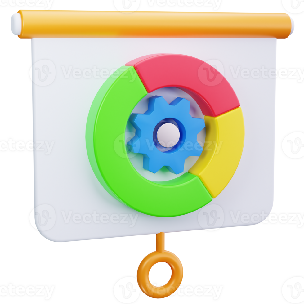 3D Icon Google Chrome Gear Slide png