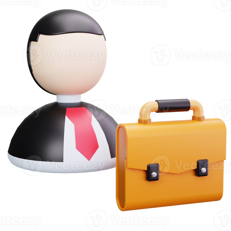 3D Icon Profile Candidate Avatar png