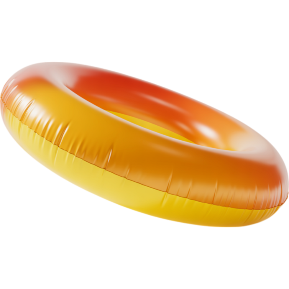Inflatable Ring with Gradient Color png