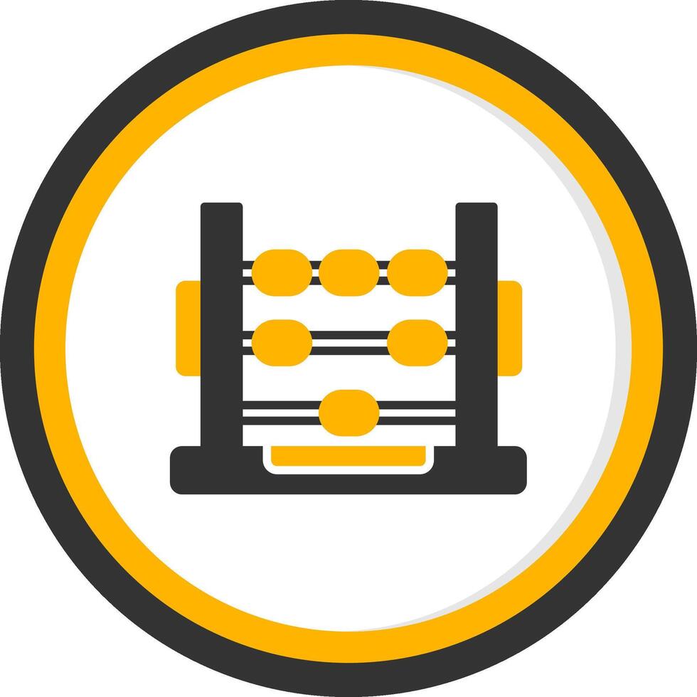 verde binario código corriente glifo dos color circulo vector