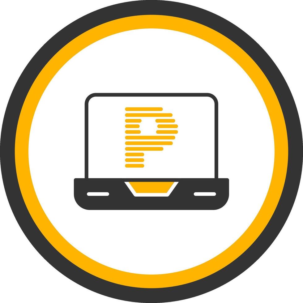 Prettier Code Formatter Icon Glyph Two Color Circle vector