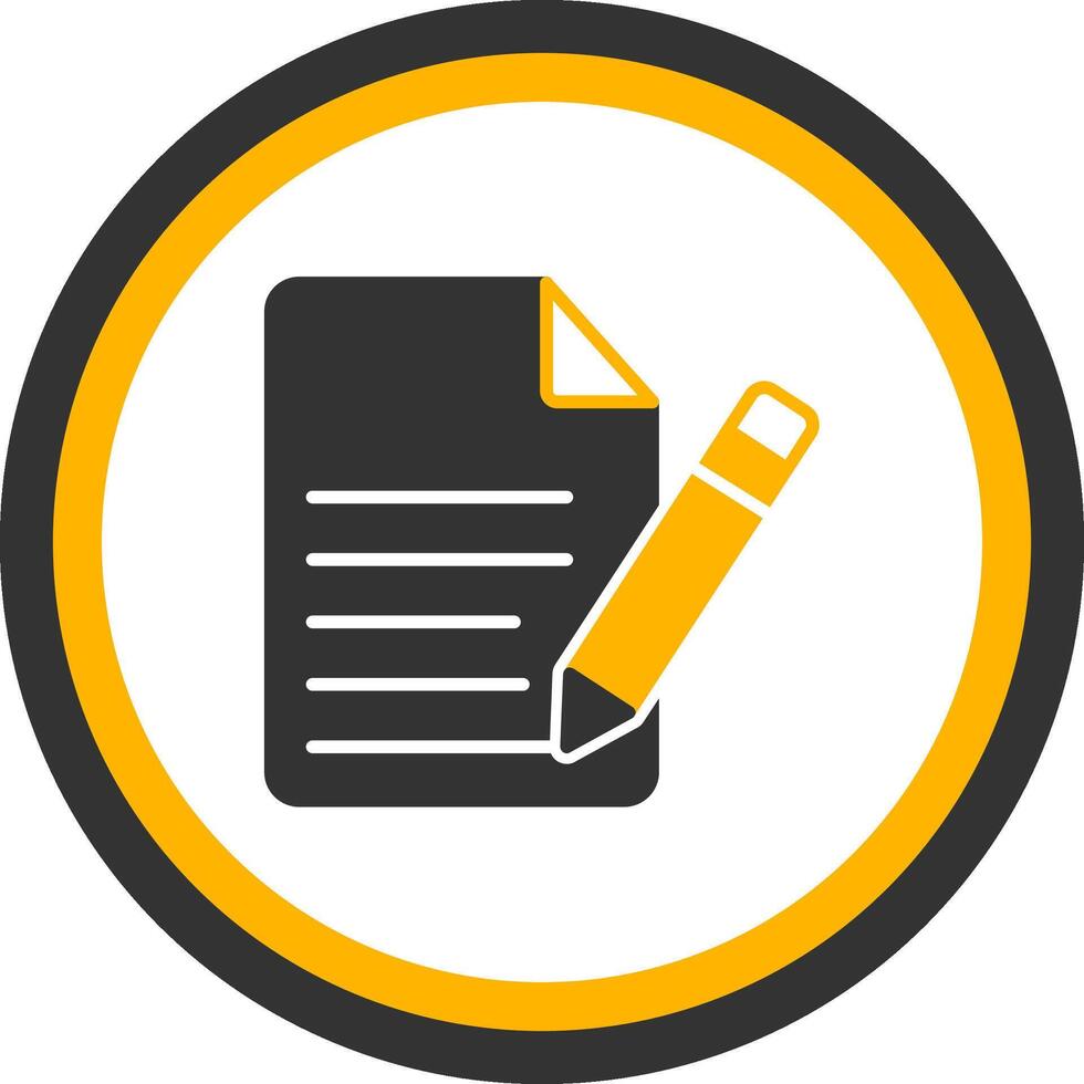 Web Manifest Config File Glyph Two Color Circle vector