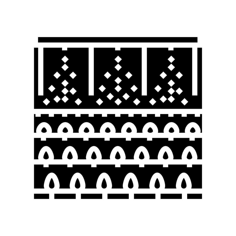 chemicals being sprayed crops glyph icon illustration vector